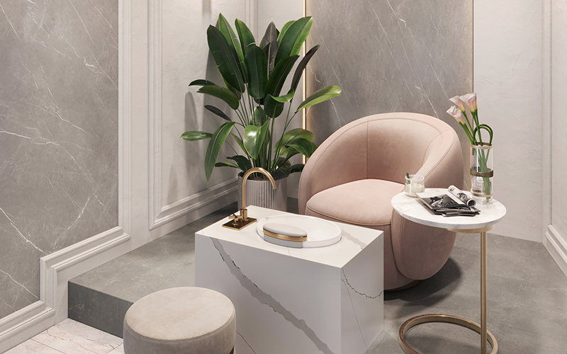 pietraさん Pietra Gray, TERACANTO - Porcelain Surface Countertops | LX Hausys US